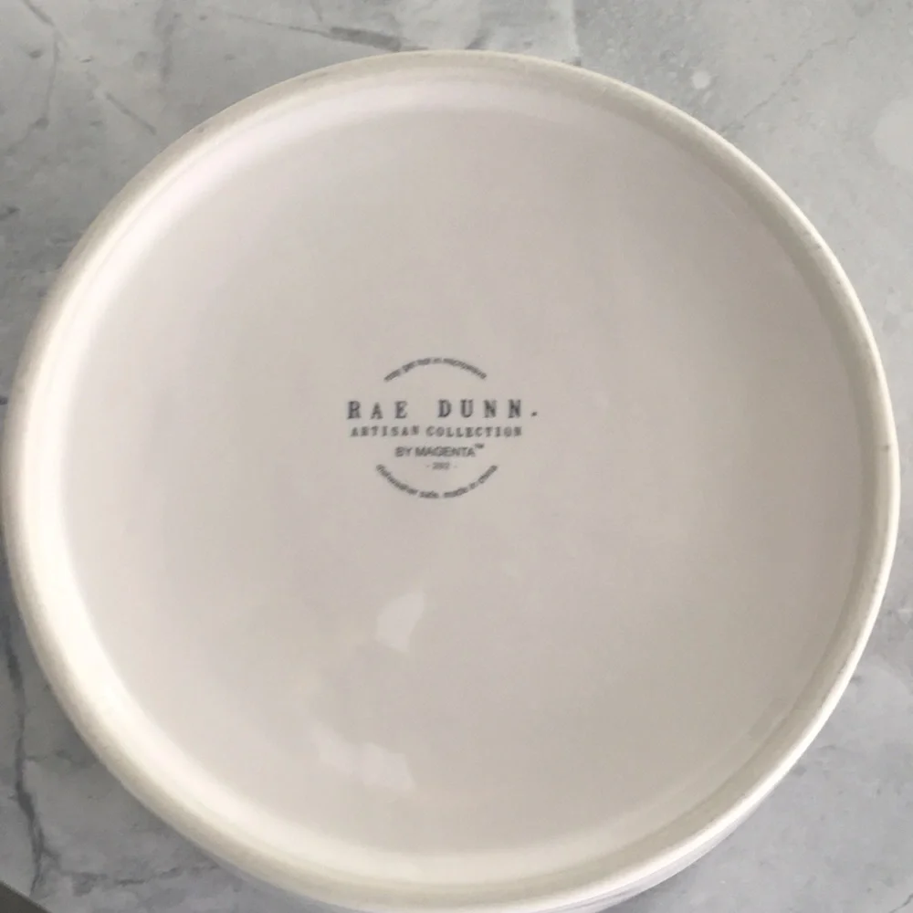 🎉HP🎉🆕Rae Dunn DOGS RULE Dish